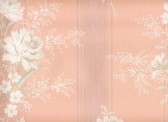 this is a truly PINK paper with a satin stripe and bouquets of roses